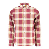 Timberland Red Cotton Men Shirt